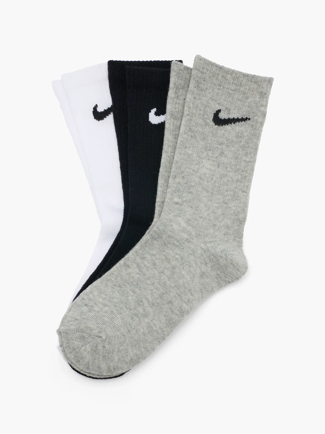 Детские носки с логотипом Nike, серый