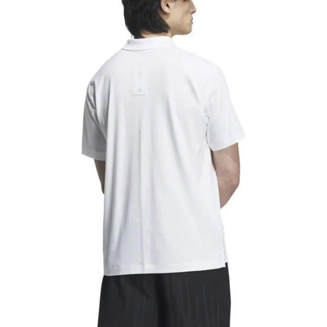 Поло Wuji must have asia sizing Adidas, белый — фото 2