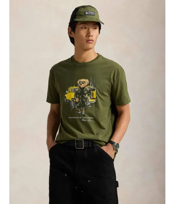 Мужская футболка хлопковая Polo Ralph Lauren, Cachi