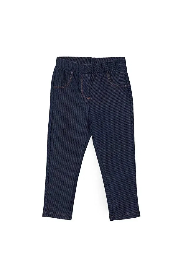 Детские леггинсы для девочек с принтом Hellobaby girl leggings baby girl Ebebek Hello Baby, Indigo