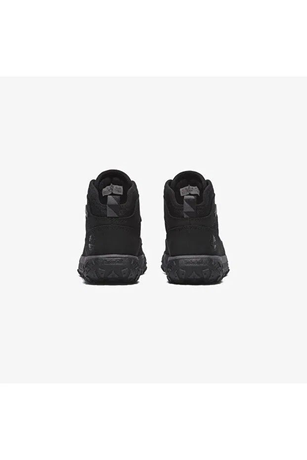 Детские ботинки для девочек на шнуровке Greenstride Motion 6 Mid Lace Up Waterpr Timberland, Black — фото 3