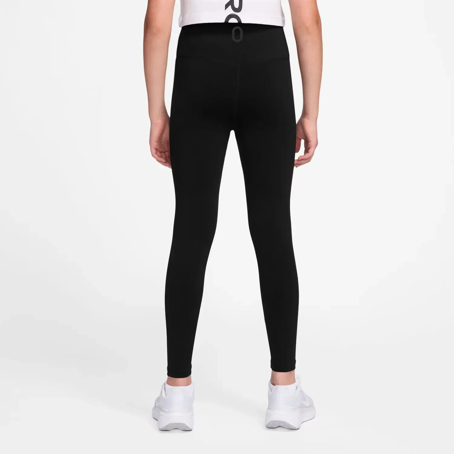 Детские леггинсы для девочек с технологией Dri-FIT Nike, Negro — фото 2