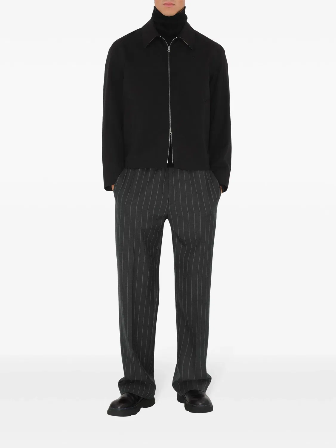 Burberry Брюки шерстяные серые — фото 4