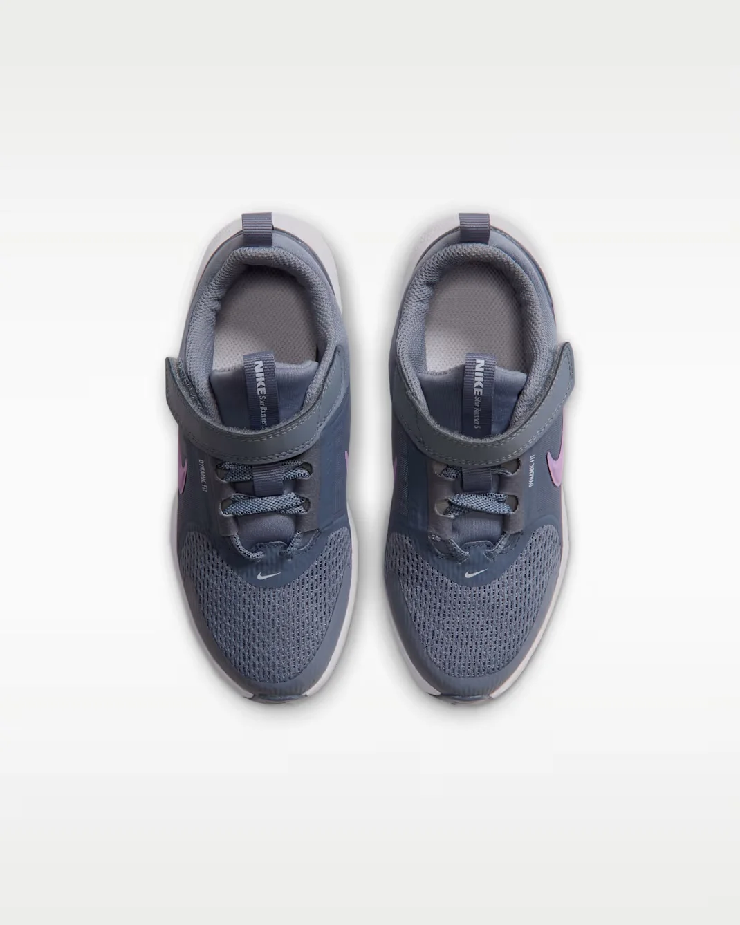 Кроссовки детские Nike Star Runner 5, серый/светло-фиолетовый — фото 3