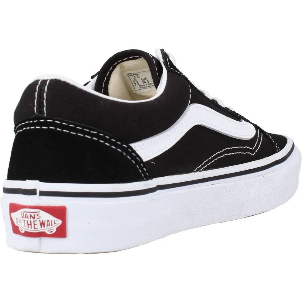 Детские кеды Vans Old Skool Low, Цвет: Schwarz — фото 3