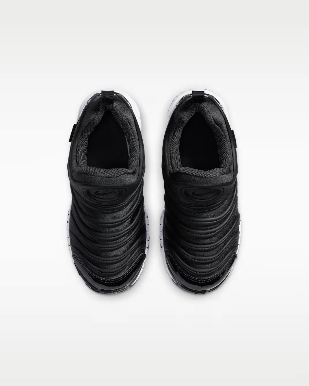 Детские удобные кроссовки, которые легко надевать и снимать Nike Dynamo Free, Anthracite/Black/White — фото 4