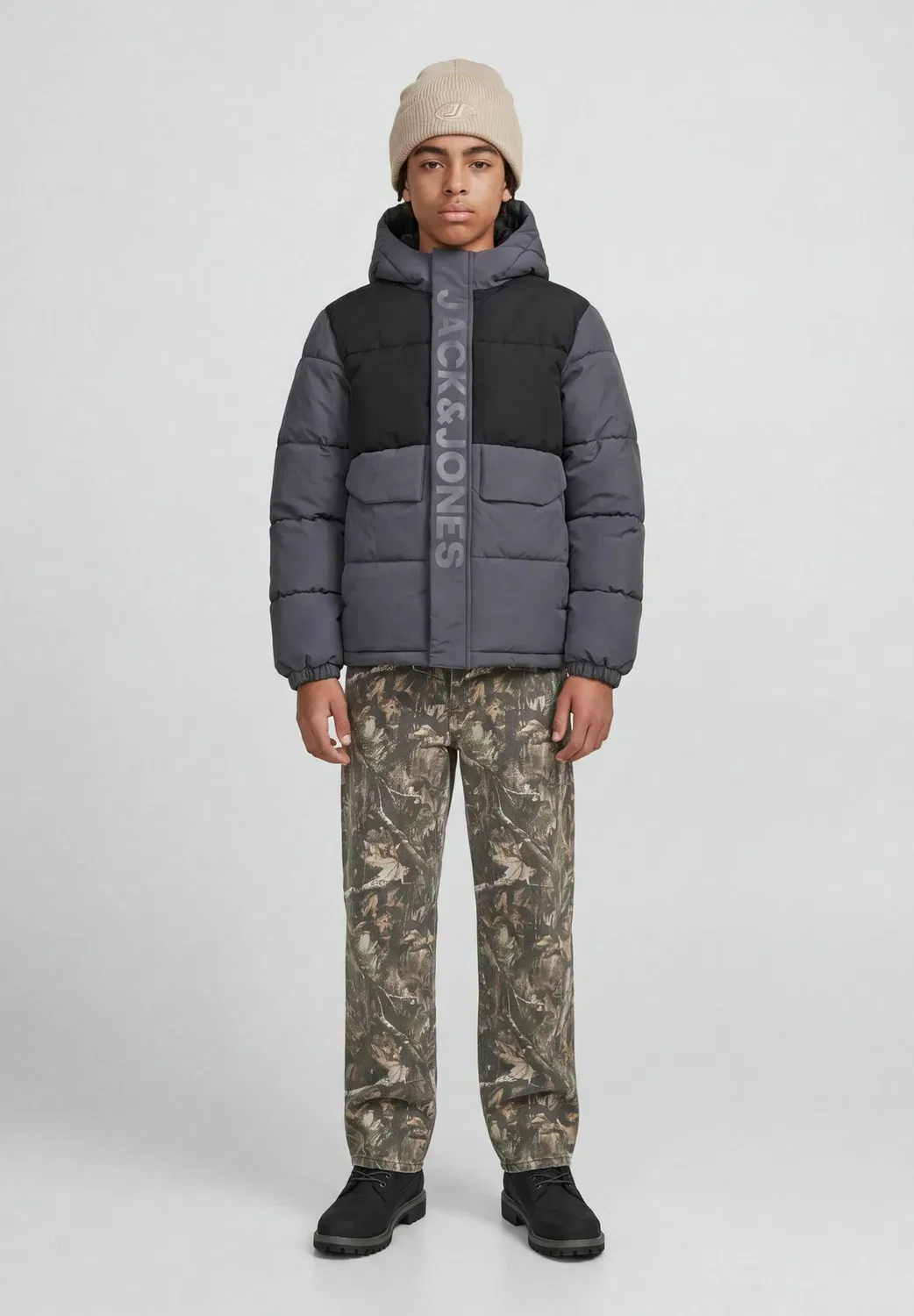 Пуховая куртка Jcospeed SN JNR - зимняя куртка Jack & Jones Junior, Turbulence