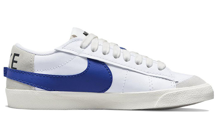 Кроссовки Nike Blazer Low 77 Jumb, белый/синий — фото 2