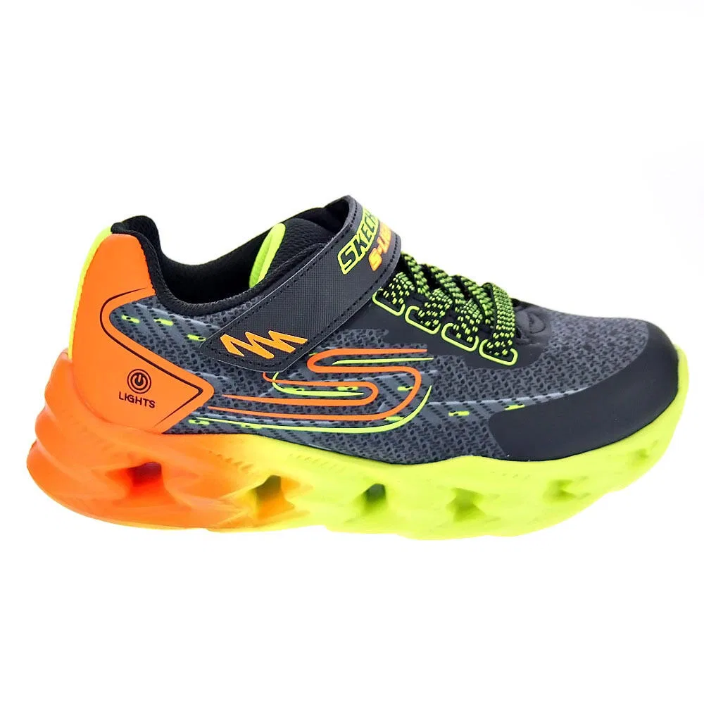 Детские кроссовки с липучкой Vortex 2.0 Quantroid Skechers, Schwarz