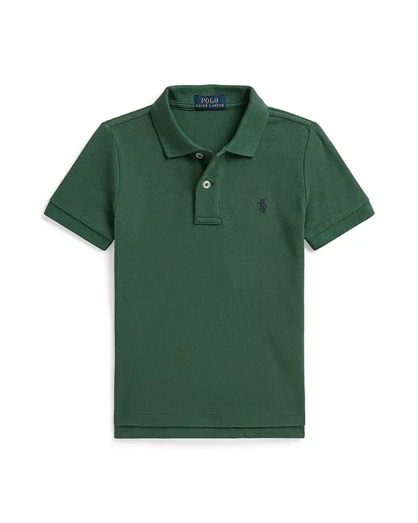 Детское поло для мальчиков с коротким рукавом Ralph Lauren, Verano Green