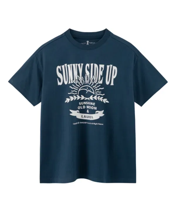 Футболка оверсайз Giant Fit SSU, Takeasy Kids, винтажный navy — фото 4
