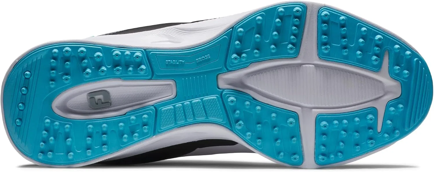 Детские спортивные туфли для мальчиков FJ Fuel Spikeless, White/Black/Blue — фото 4