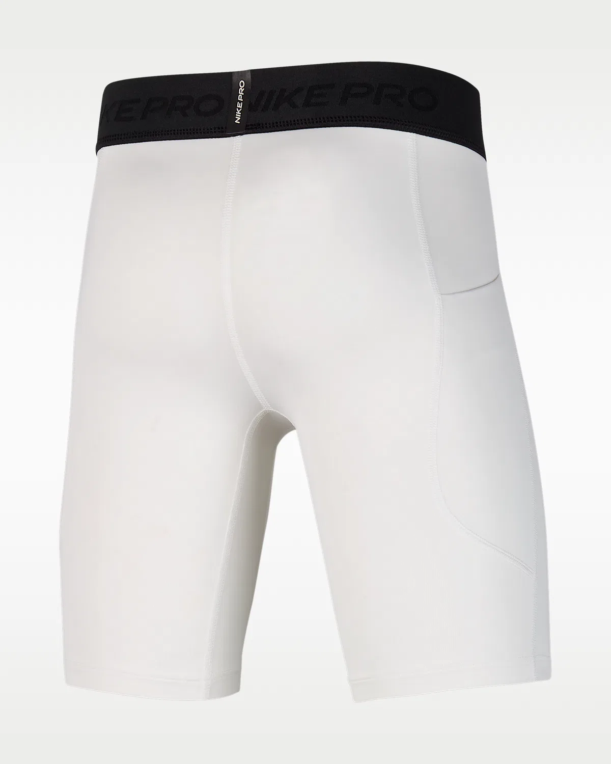 Детские шорты Nike Pro Dri-FIT для мальчиков, White/White/Black — фото 2