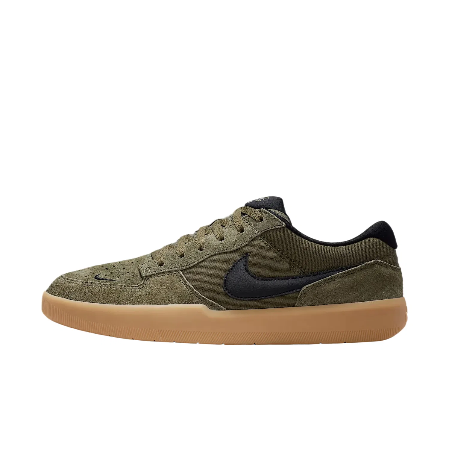 Детские кеды для скейтбординга с низким верхом Nike SB Force 58, Medium Olive Green/Medium Olive Green/Light Brown/Black