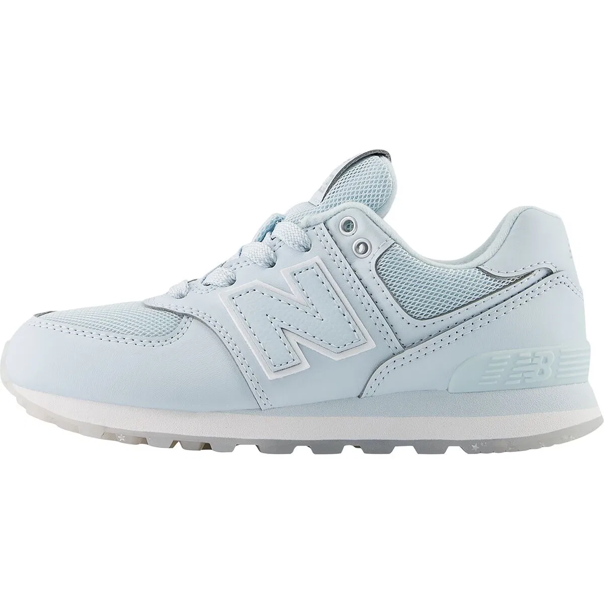 Детские кроссовки для мальчиков 574 shoe New Balance, Frosted Glass/Silver Metallic — фото 2