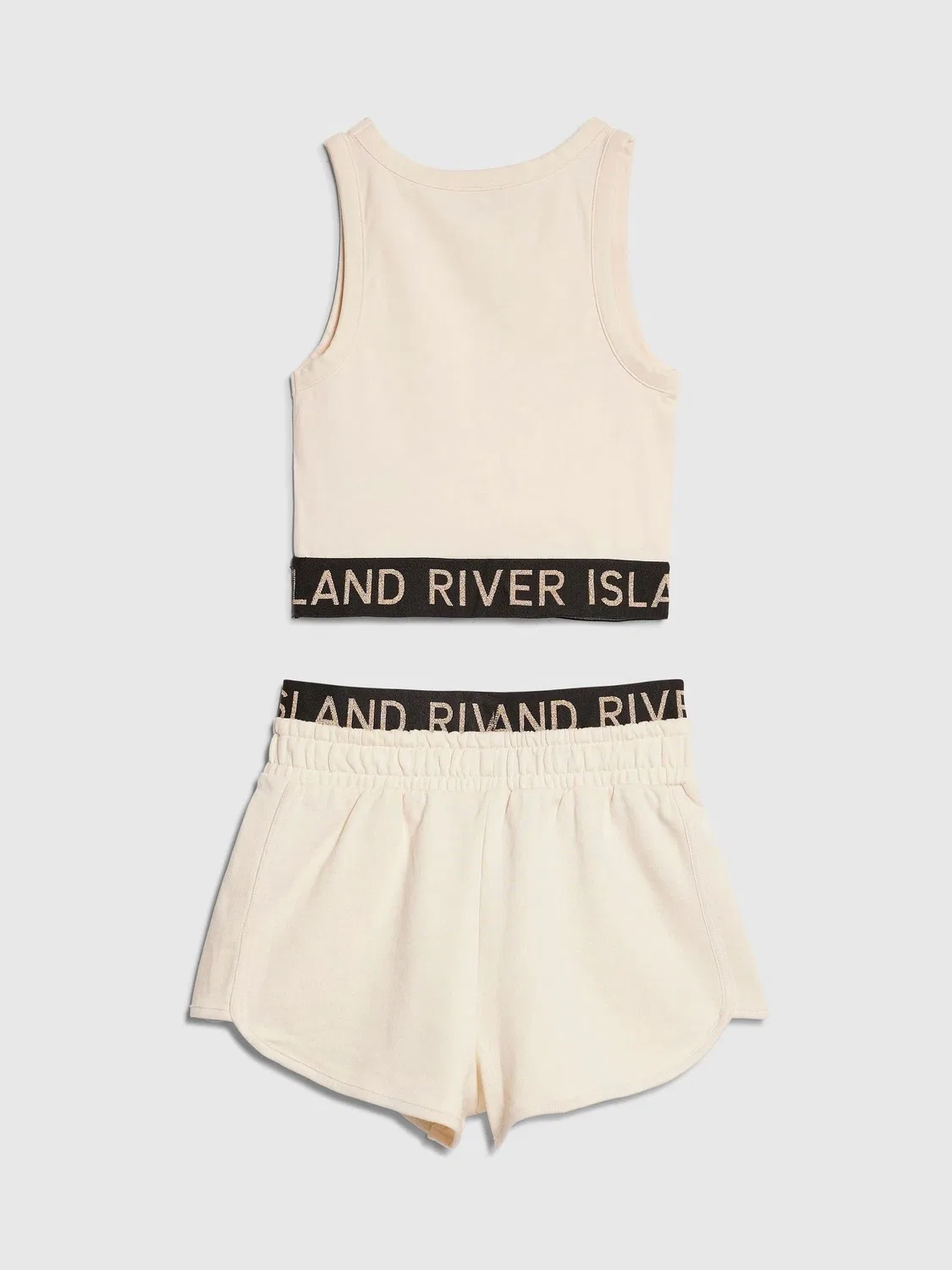 Комплект из топа и шорт River Island Cream — фото 2
