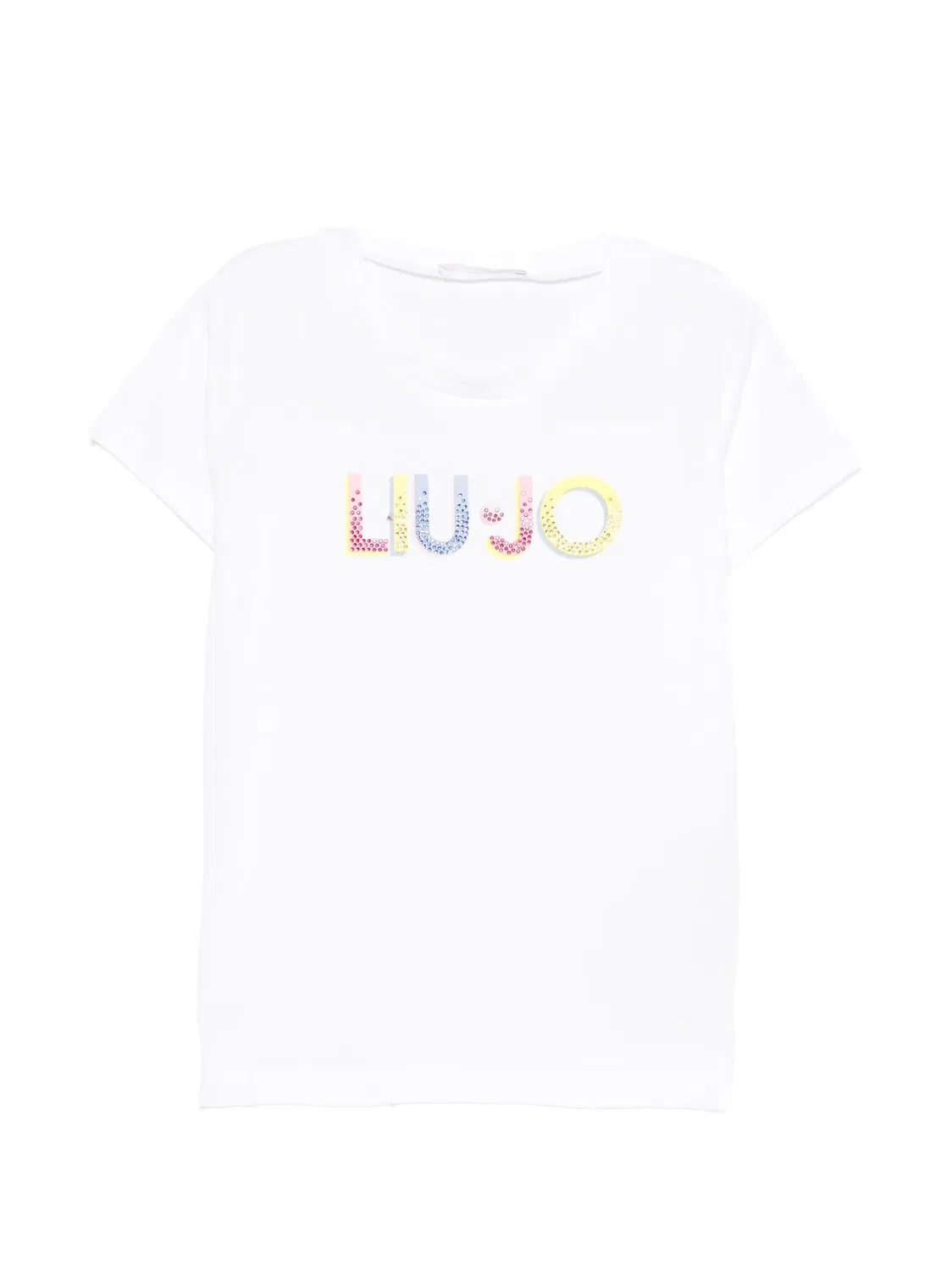 Футболка с логотипом, белая LIU JO, белый