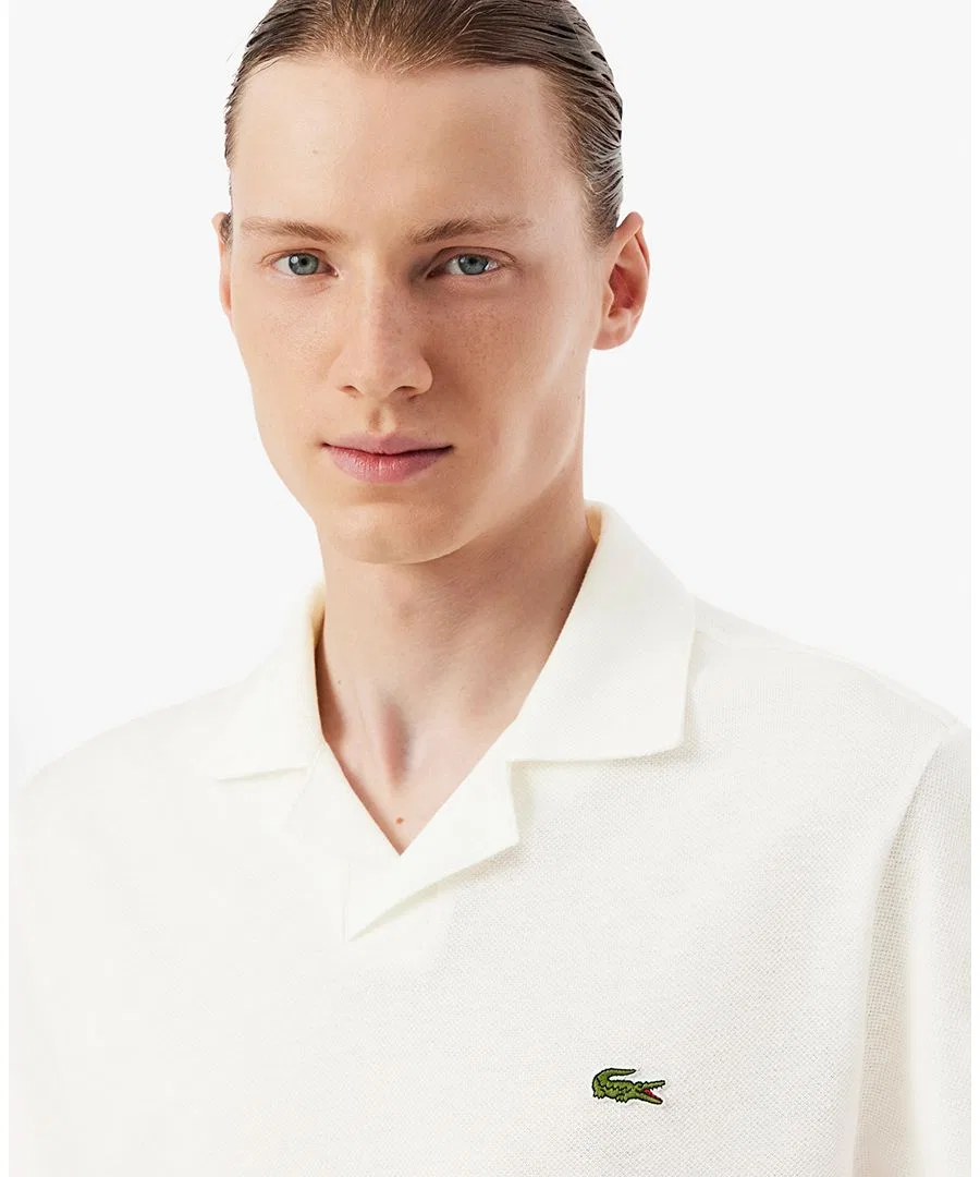 Мужское поло классического кроя Lacoste, Flour — фото 3