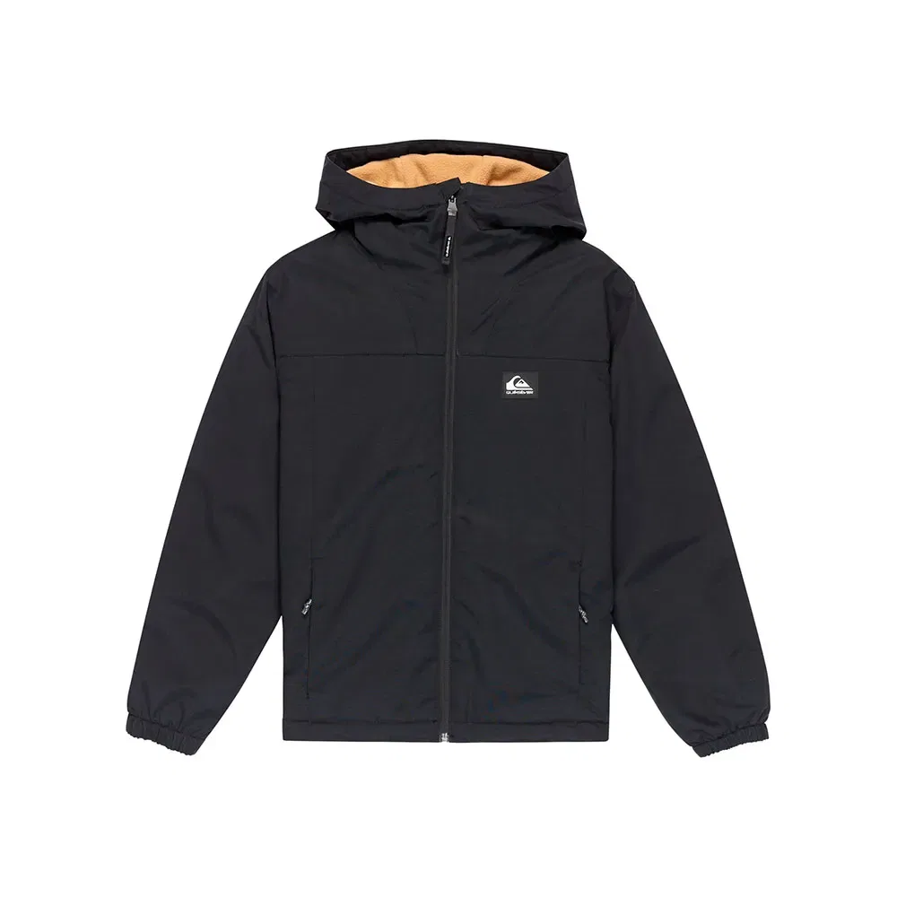 Детская куртка для мальчиков с WarmFlight Overcast 3K Warm Quiksilver, Black