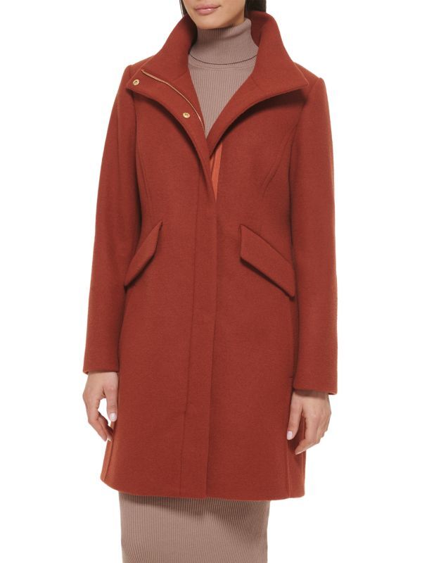 

Пальто из смесовой шерсти с завязками на талии Cole Haan Rust, Черный, Пальто из смесовой шерсти с завязками на талии Cole Haan Rust