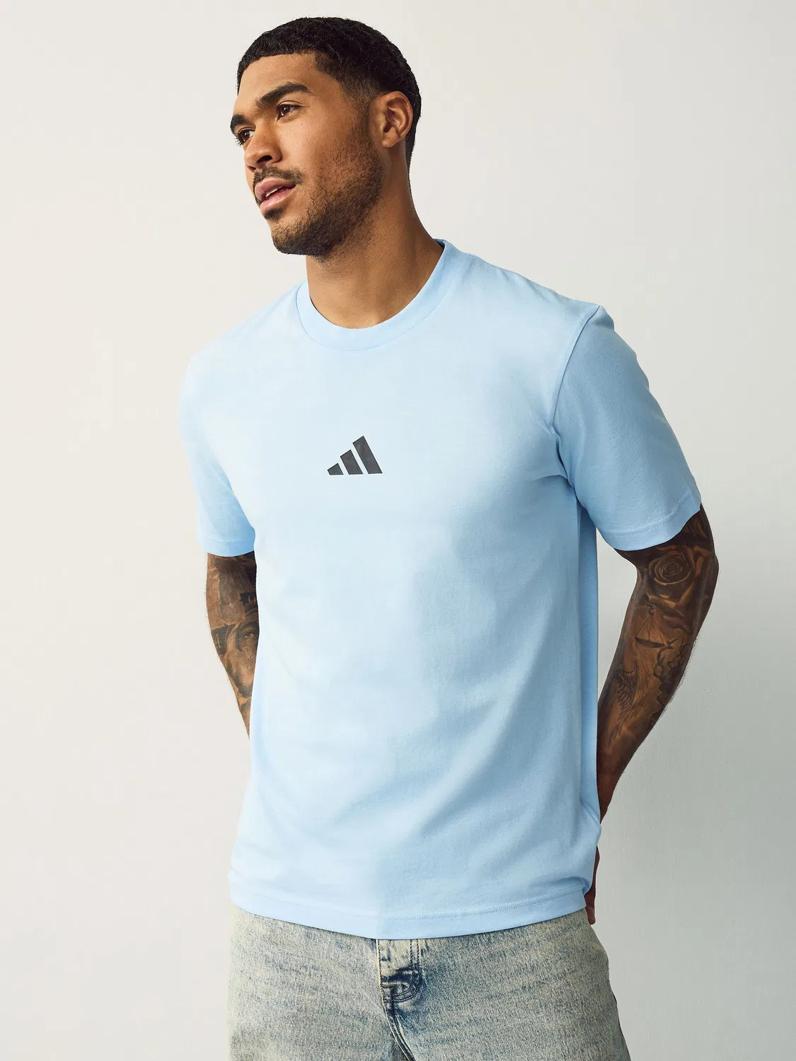 Футболка классическая adidas Essentials, Light Blue