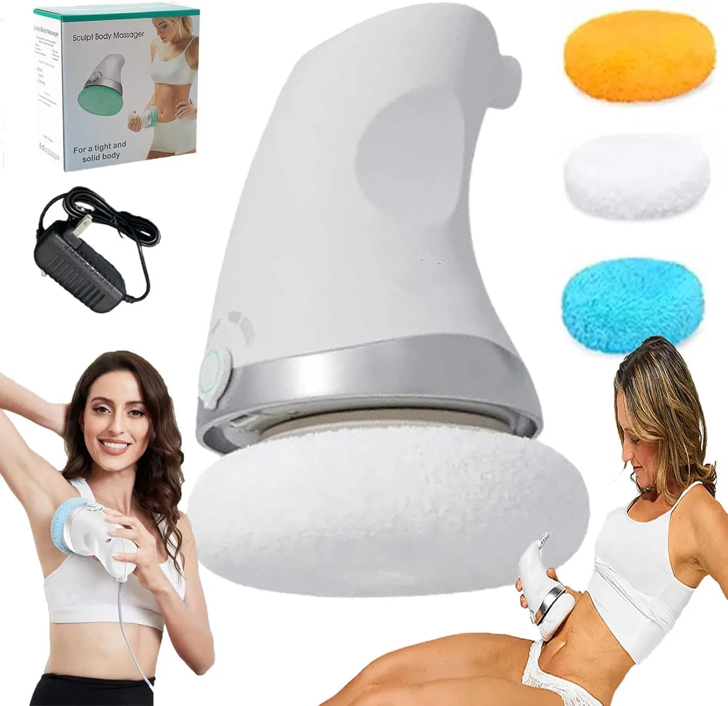 Массажер для тела Body Sculpt Body Shaper, 3 насадки, 25 Вт, 10x10x16.5 см Generisch
