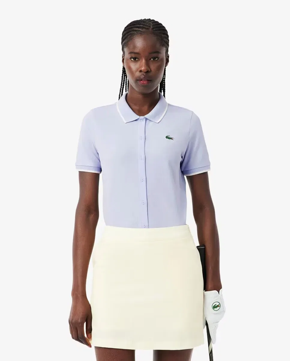 Поло Lacoste для гольфа Azul Claro с терморегуляцией