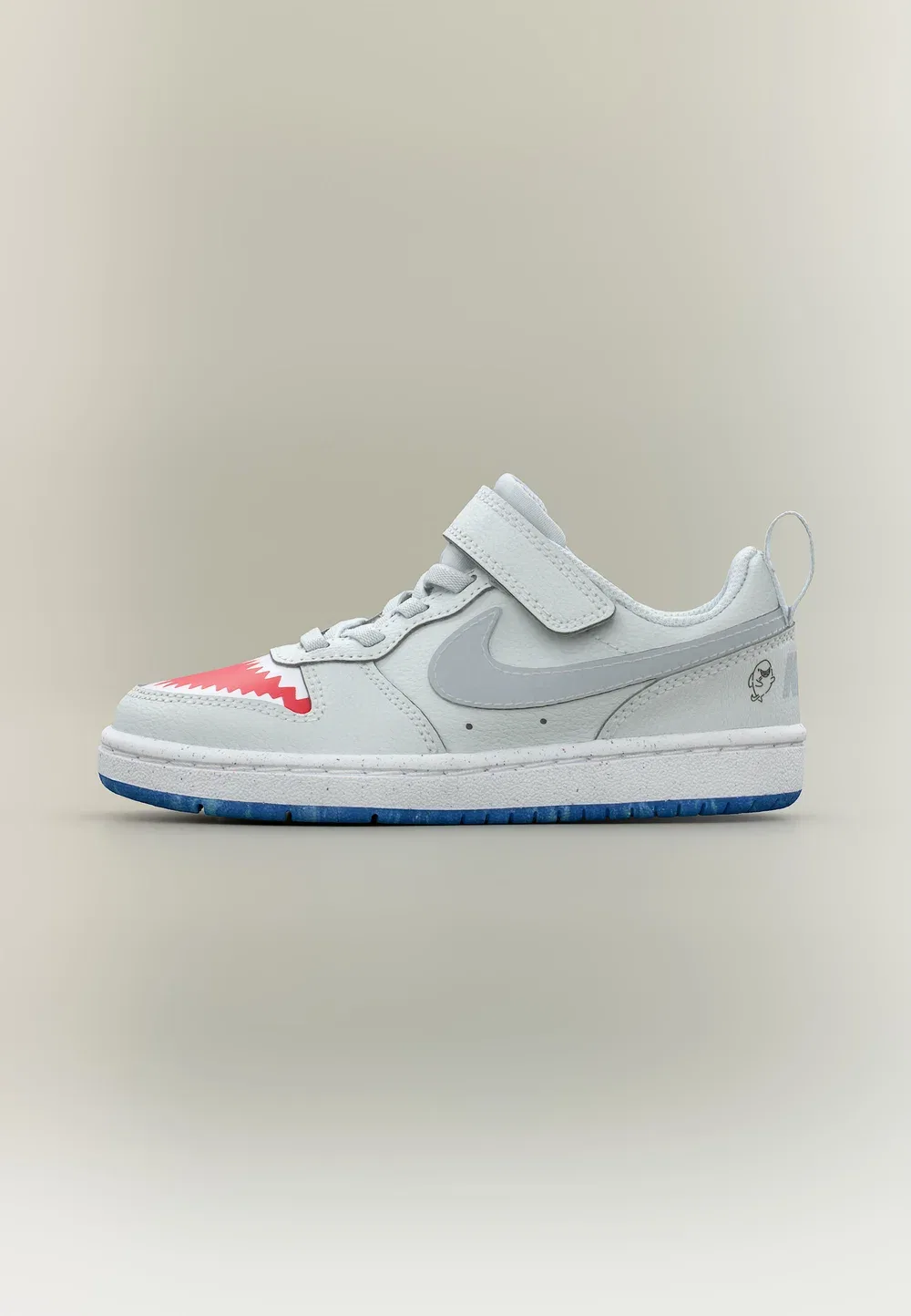 Court borough lils унисекс - кроссовки Nike Sportswear, Pure Platinum-Coloured/Wolf Grey/University Red/Game Royal/Football Blue