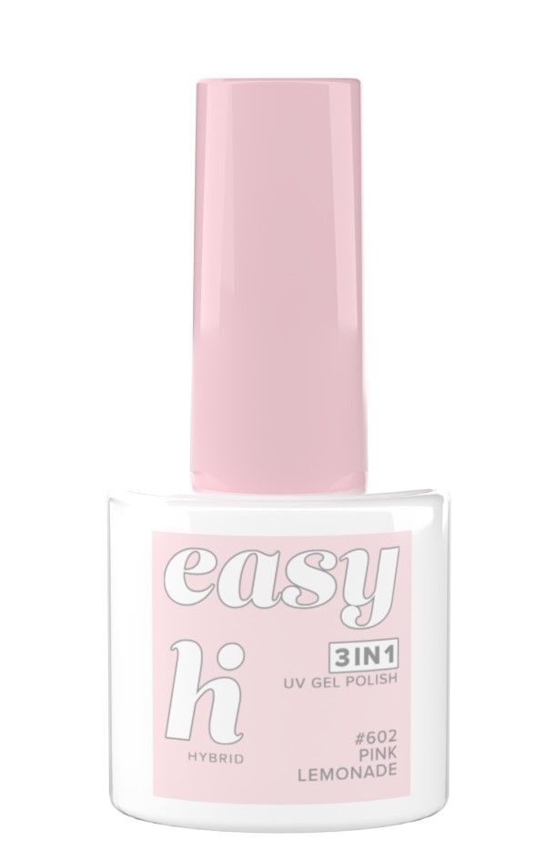 

Hi Hybrid Easy 3w1 гибридный лак для ногтей, 602 Pink Lemonade