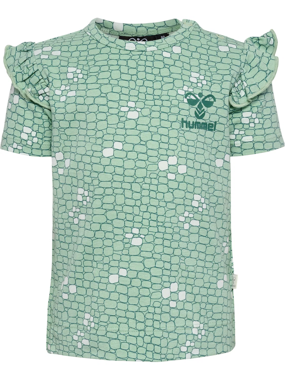 Детская футболка с коротким рукавом Hmlzanzi Hummel, Grun Moosgrun Khakigrun