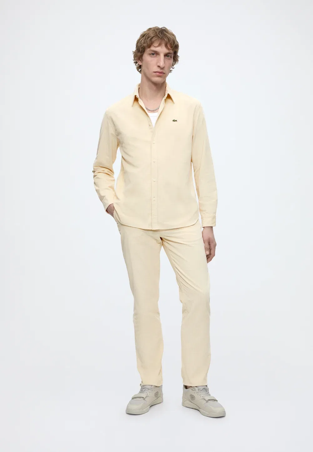 Ch8821_02S - рубашка Lacoste, Beige — фото 2