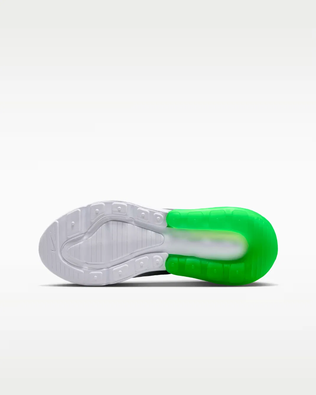 Кроссовки для детей постарше Nike Air Max 270, Wolf Grey/Smoke Grey/Green Spark/Racer Blue — фото 2