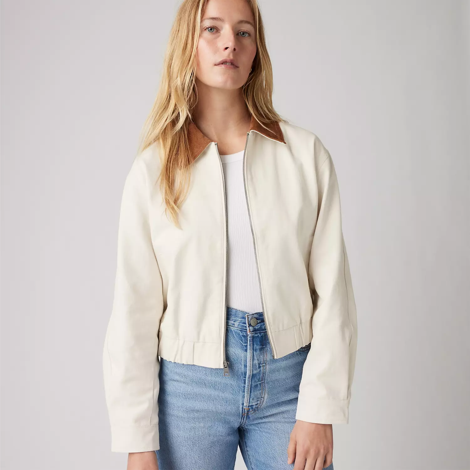 

Куртка с отложным воротником Levi's, цвет White