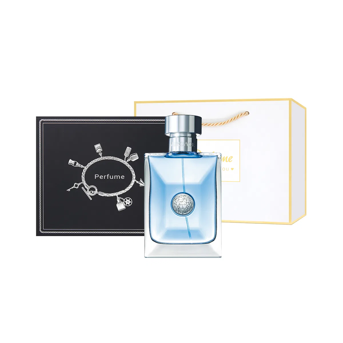 Мужской набор парфюмерии VERSACE Homonymous Fragrance Sets, 100 мл, с коробкой и подарочным пакетом, VERSACE, 100 мл