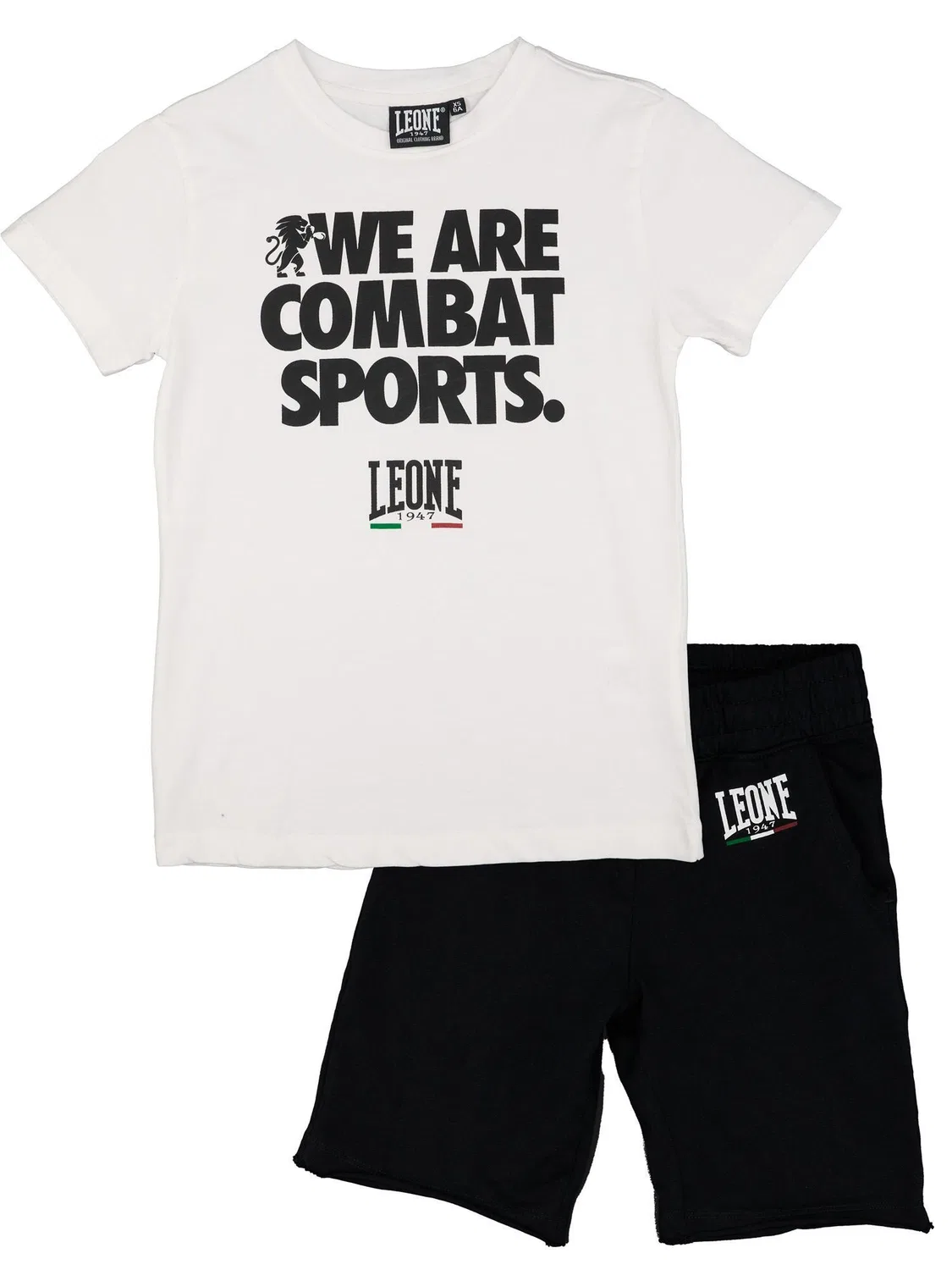 Детский комплект с Leone WACS T-Shirt и шортами Leone 1947 Apparel, Weiss