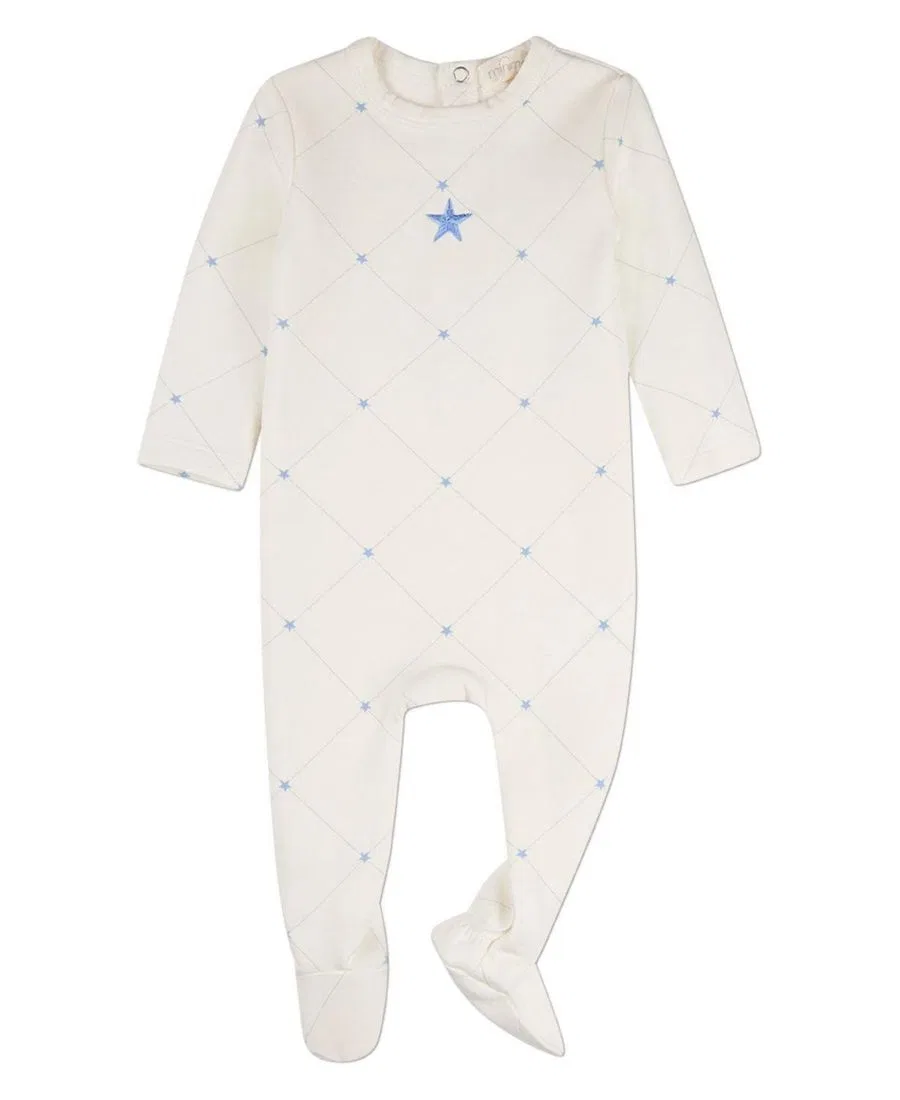 Боди с длинным рукавом с принтом Stars and Stitching MeMoi, Blue