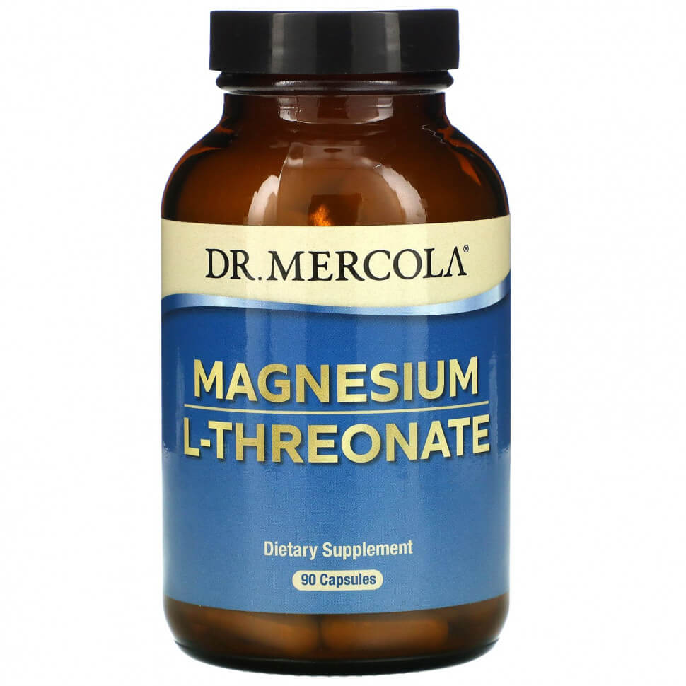 L-треонат магния Dr. Mercola Magnesium L-Threonate, 90 капсул - фото