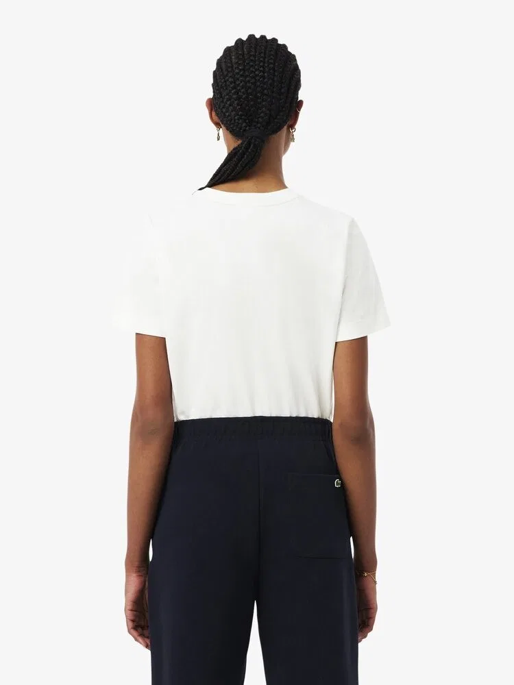 Футболка LACOSTE Soft Branding White — фото 3