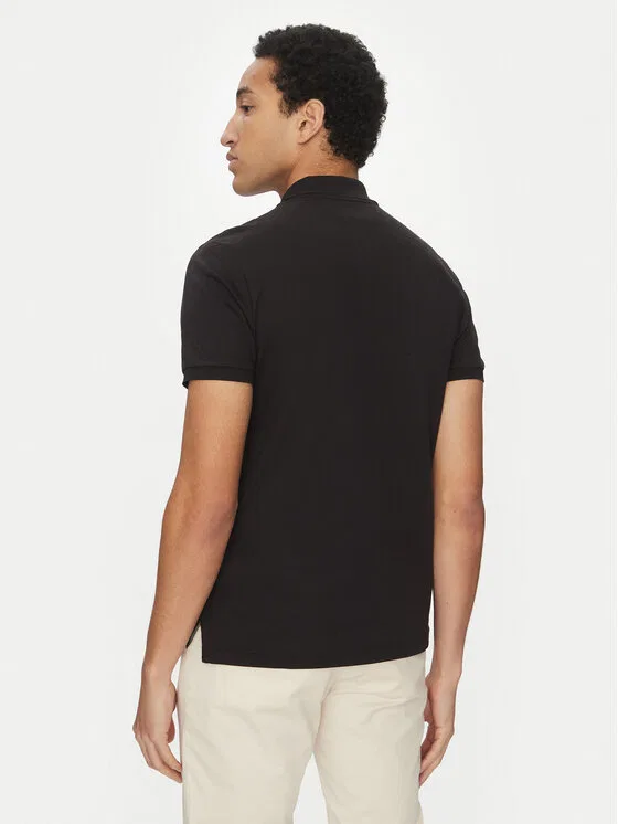 Поло regular fit Essential Tommy Hilfiger, черный — фото 3
