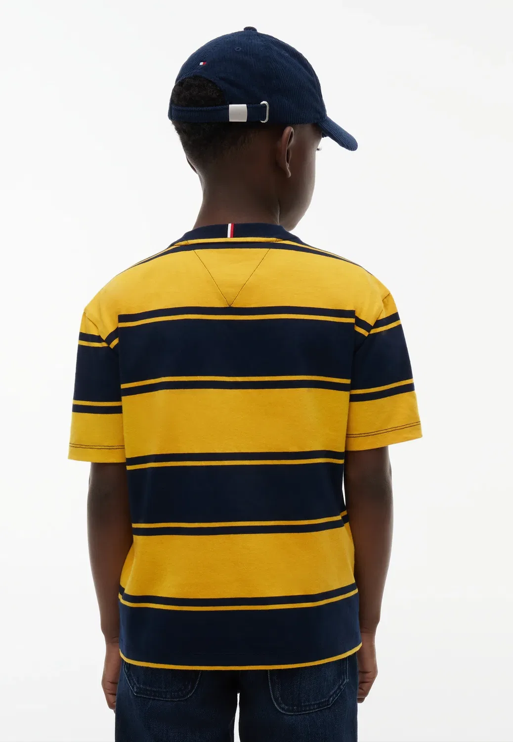 Базовая футболка в полоску - футболка с принтом Tommy Hilfiger, Countryside Yellow — фото 3