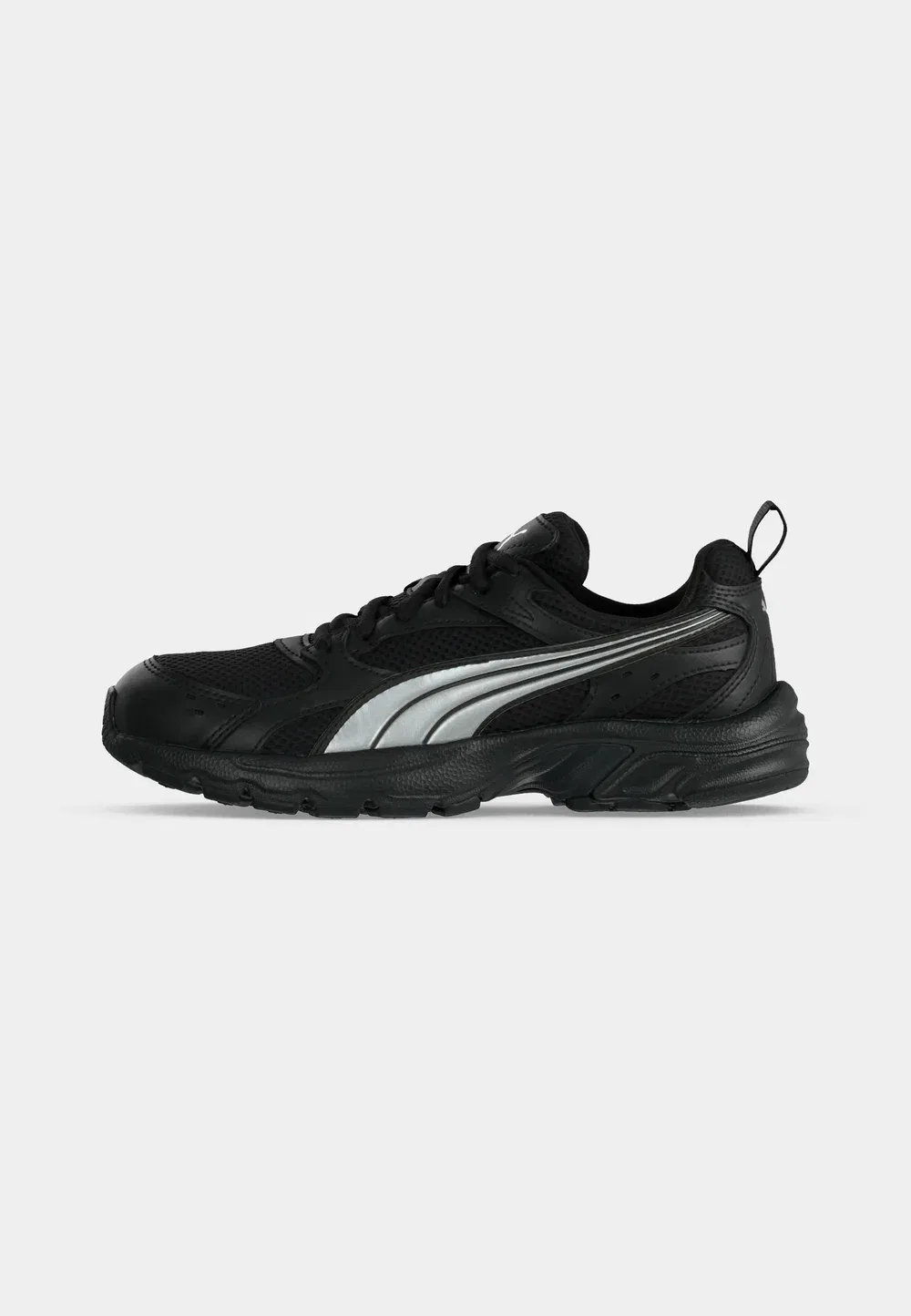 Milenio tech jr унисекс - кроссовки Puma, Black/Silver-Coloured — фото 2