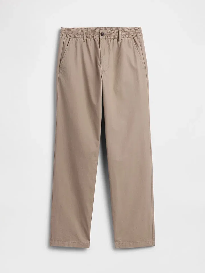 Мужские классические брюки GAP, Beige — фото 4