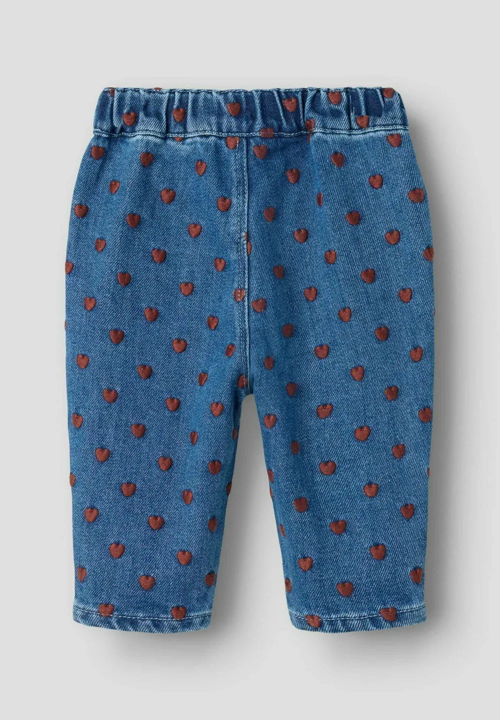 Свободные джинсы с вышивкой - прямые джинсы Lil' Atelier, Dark Blue Denim — фото 2
