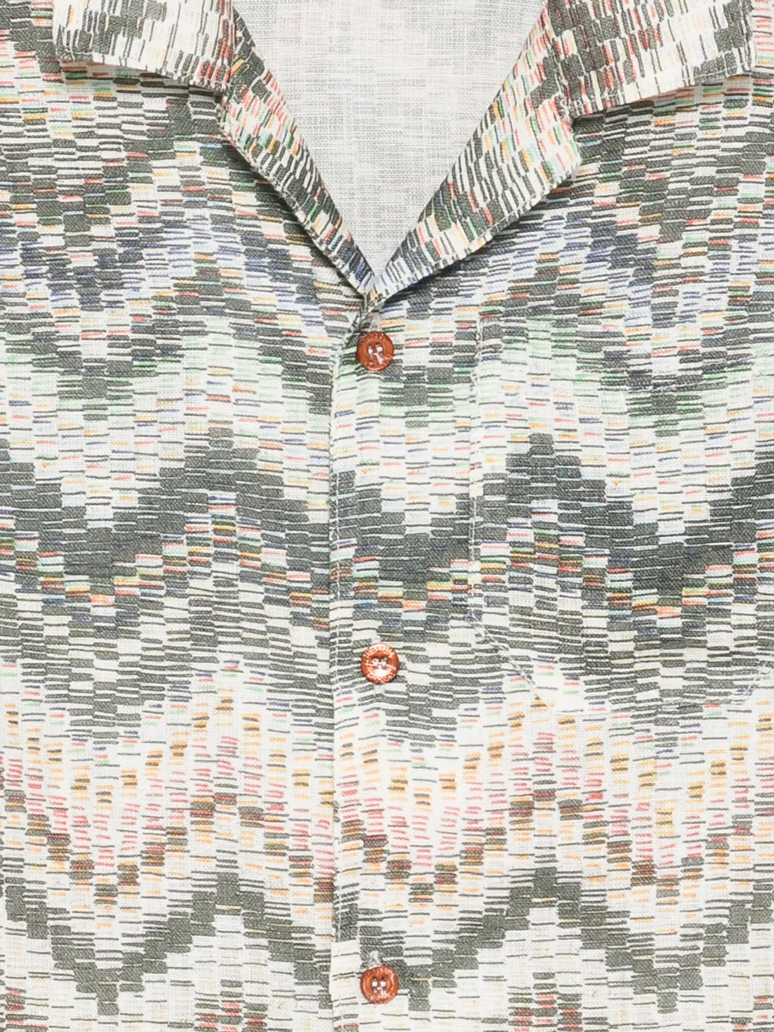 Рубашка с коротким рукавом с узором Missoni, нейтральные — фото 2