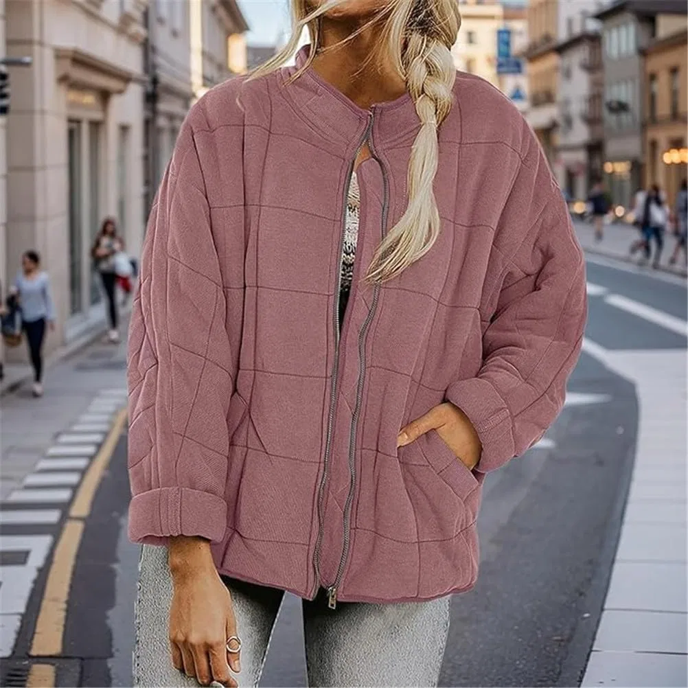Женская куртка стеганая с длинным рукавом, Rosa — фото 2