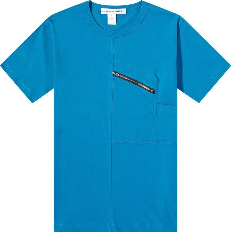 

Футболка Comme des Garçons SHIRT Zip T-Shirt 'Blue', синий