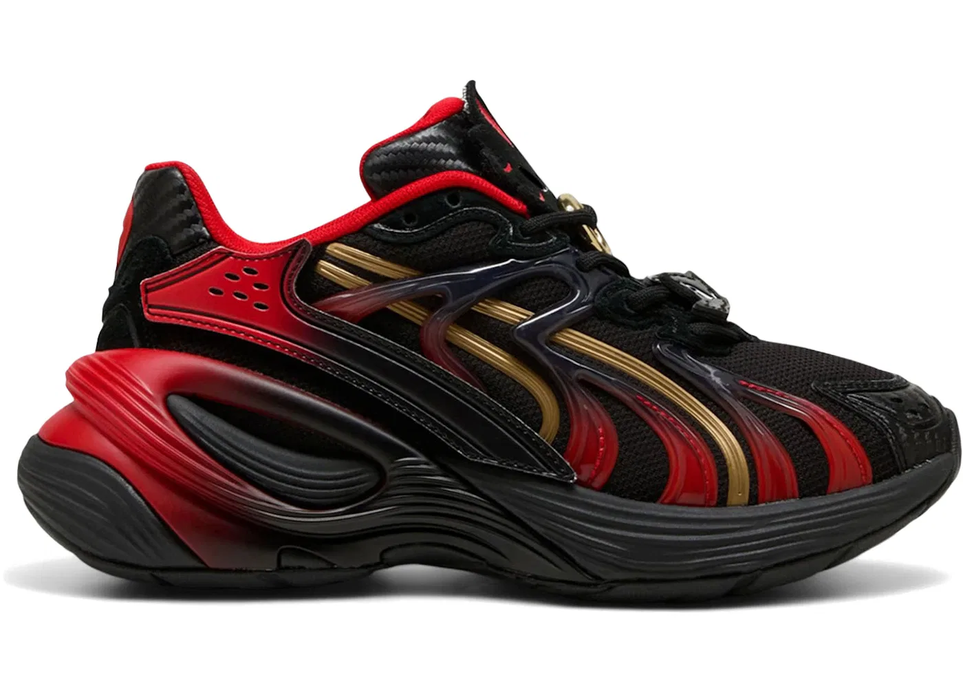 Детские кроссовки Lifestyle Puma Inverse Chrome Puma, Black/Red