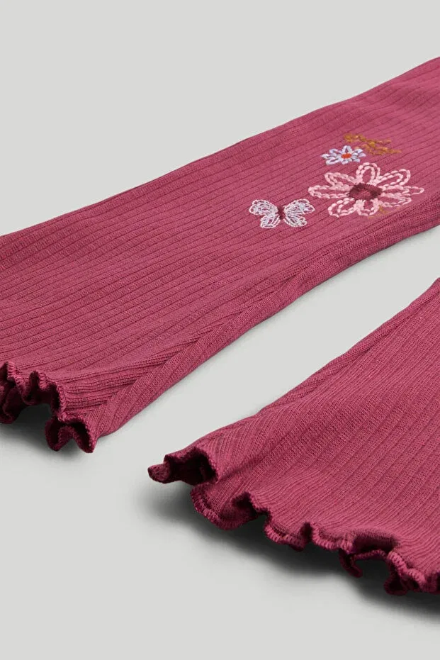 Детские спортивные штаны для девочек с принтом Spanish Style Mothercare, Pink — фото 2