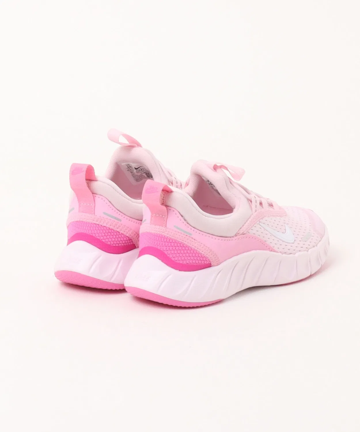 Детские кроссовки с длинным шнурком NIKE FREE RIDE PS, Pink — фото 2