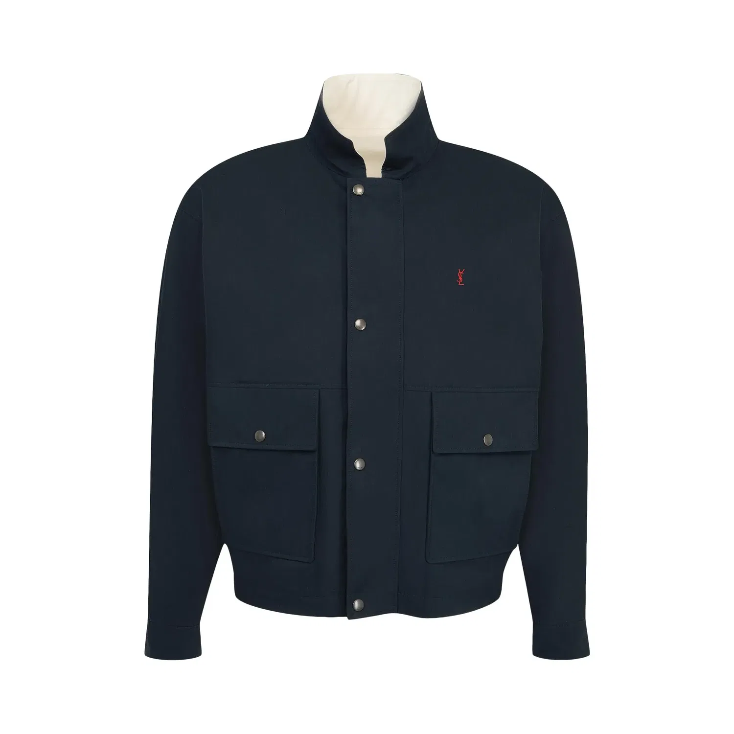 Куртка Saint Laurent Reversible Blouson, синий